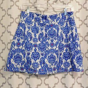 Colorado Clothing Tranquility Blue Printed Everyday Skort With Side Slit…